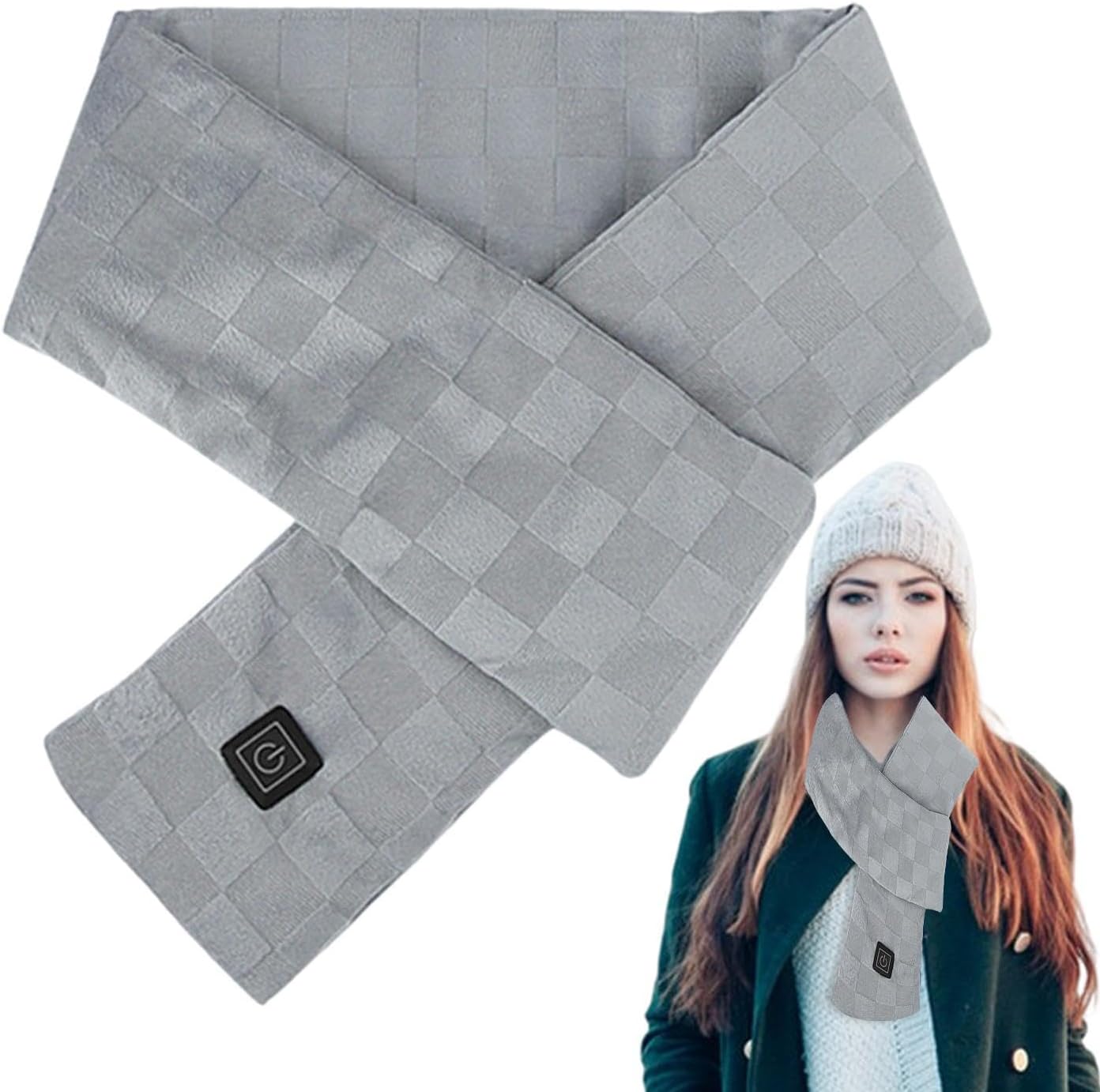 Electric Heat Scarf, Neck Heating Pad, USB Electric Heated