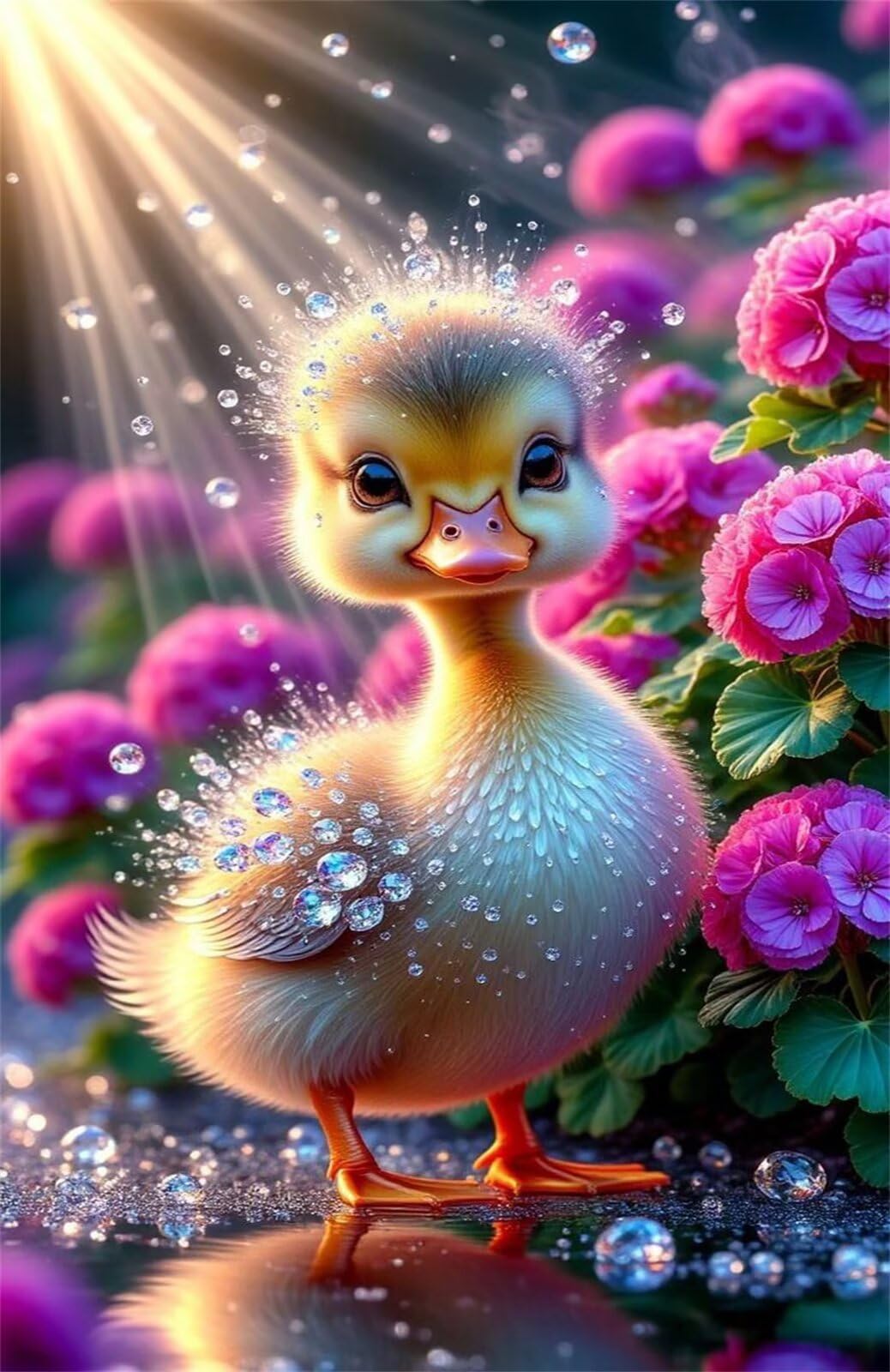Puzzle 3000 sztuk zwierząt kaczki kwiatowe puzzle niemożliwe, łamigłówki, łamigłówki, gry logiczne dla całej rodziny, puzzle dla dorosłych 3000 sztuk 122 x 81 cm