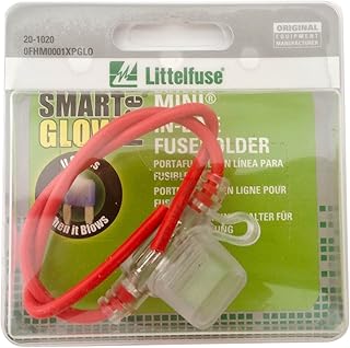 Littelfuse 0FHM0001XPGLO In-Line Fuse Holder for Smart Glow MINI Blade Style Fuse
