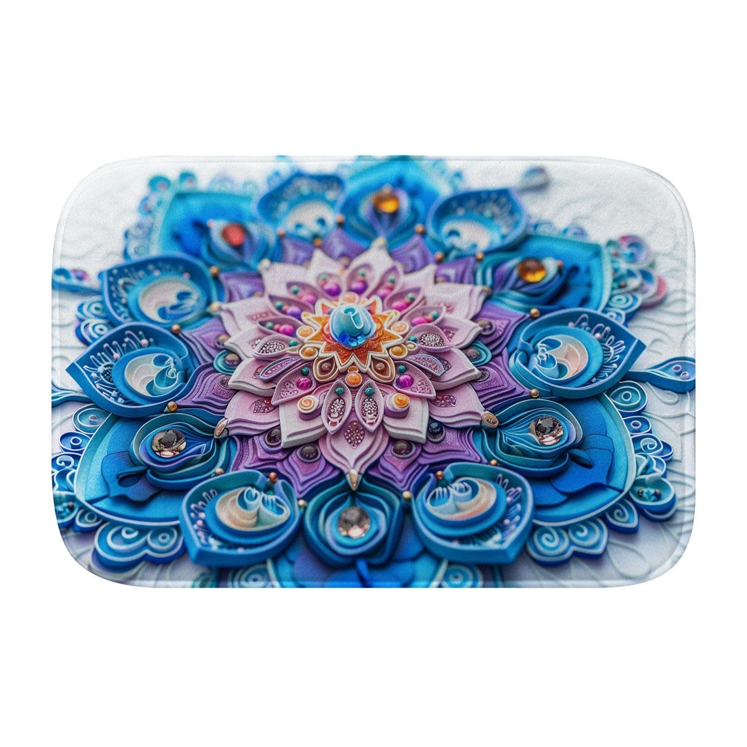 Tapis de bain en mousse à mémoire de forme lavable en machine