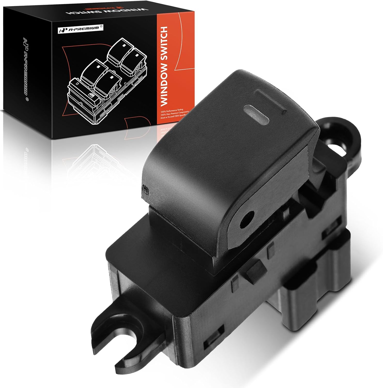 A-Premium Rear Driver or Passenger Side Power Window Switch Compatible with Nissan Altima 2007-2012 Coupe Sedan, Maxima 2009-2014 Sedan, Quest 2011-2013 Mini Passenger Van, Replace# 25411JA00A
