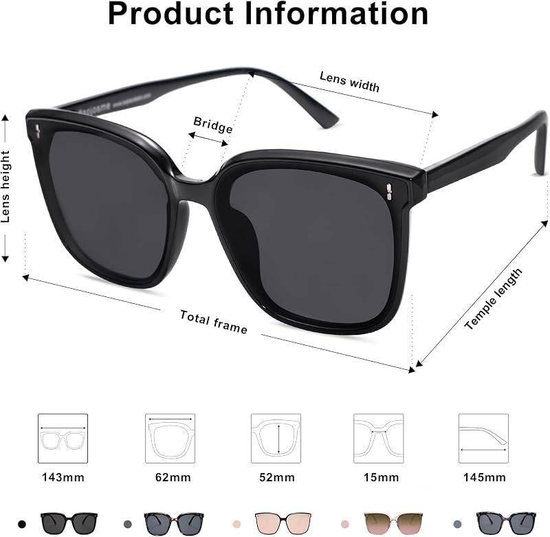 SOJOS Sunglasses for Women Men Vintage Style Shades UV400 Mirrored Lens | Trendy Design Sunnies Lightweight Comfortable and Easy to Wear All Day SJ2157,Black/Grey image 5