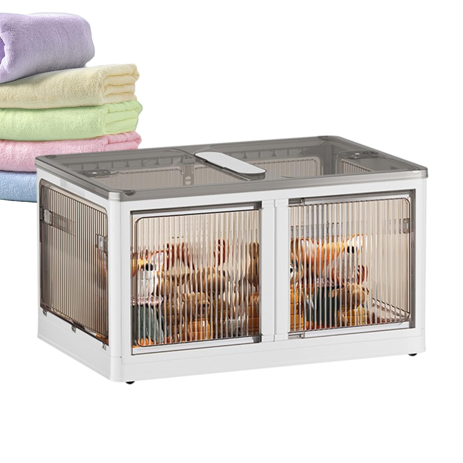 Aufbewahrungsbehälter mit Rollen, robust, faltbarer Organizer