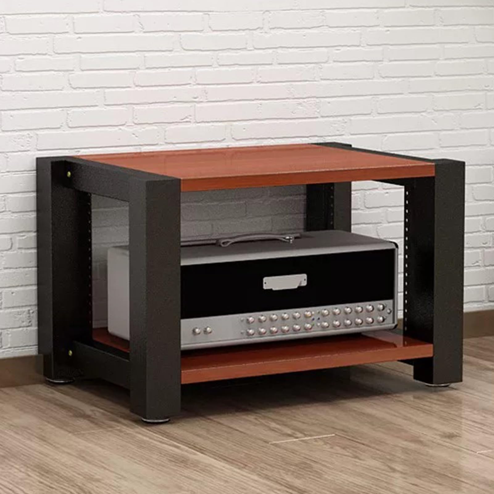 Mueble de audio Hi-Fi ajustable de 23.6x15.7 para organizar amplificadores y soportes