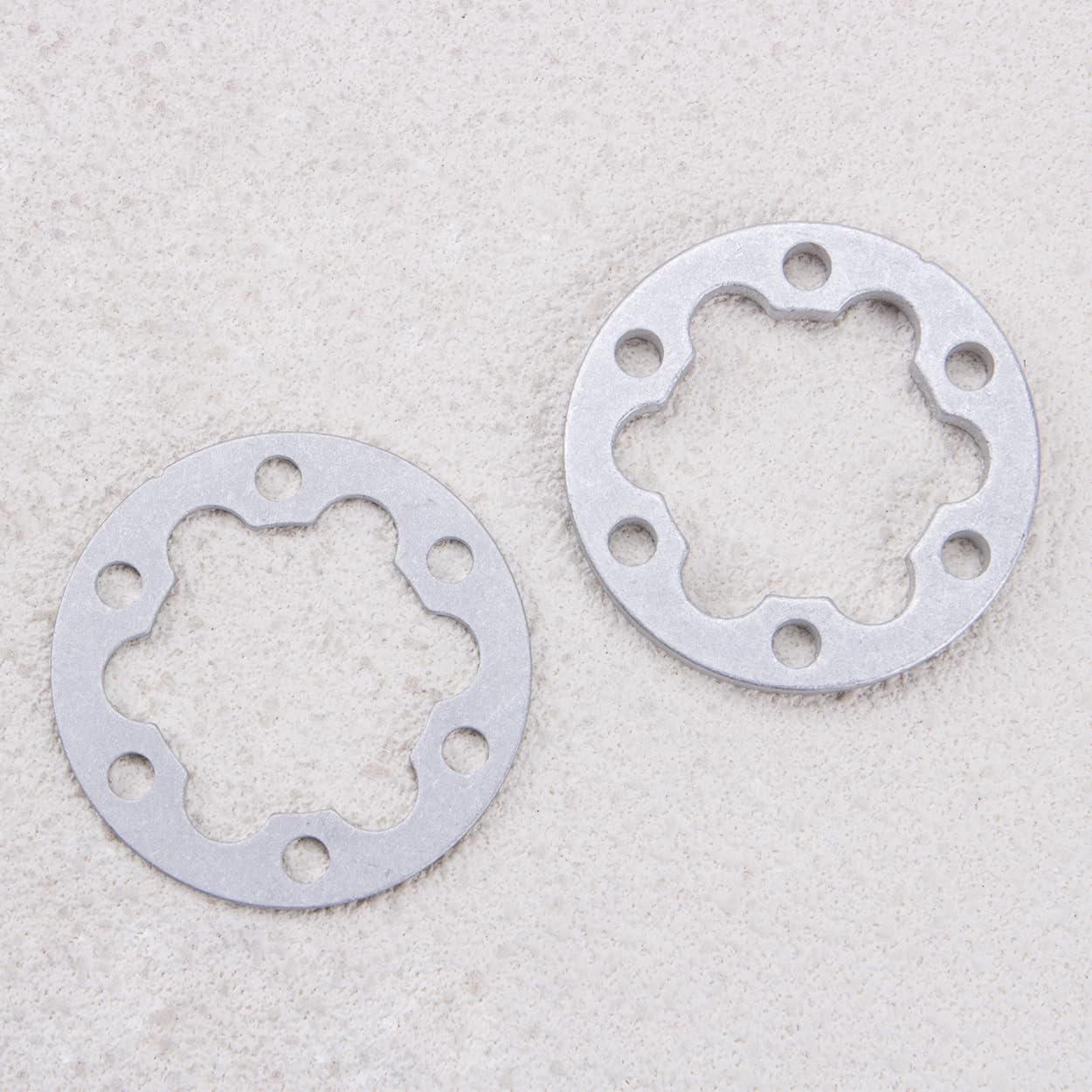ZORZA 4Pcs Aluminum E-Bike Disc Brake Spacer Kit 6-Hole for 44MM Rotors