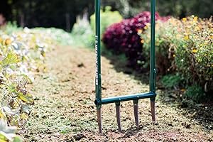 Meadow Creature's Tall Steel Broadfork: Cultivate an Enriching Garden with Pristine Ease!