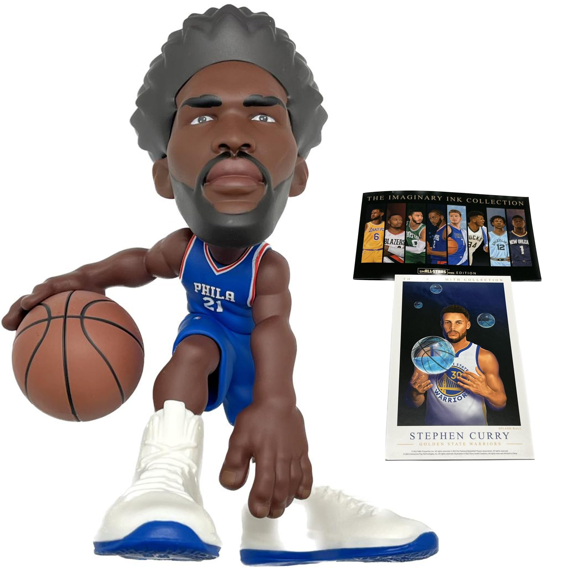 Amazon.com: NBA Small-Stars - Joel EMBIID 2022 76ERS - Blue