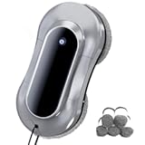 Automatic Window Cleaning Robot&comma; Auto Dual Water Spray & AI Path Planning&comma;Edge Detection & Remote Control&comma; Smart Window Cleaner Robot for Highrise Glass Inside & Outside