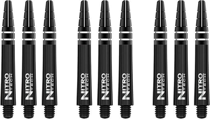 RED Dragon Nitrotech Dartschäfte – 3 Sets pro Packung (9 Dartpfeile insgesamt)