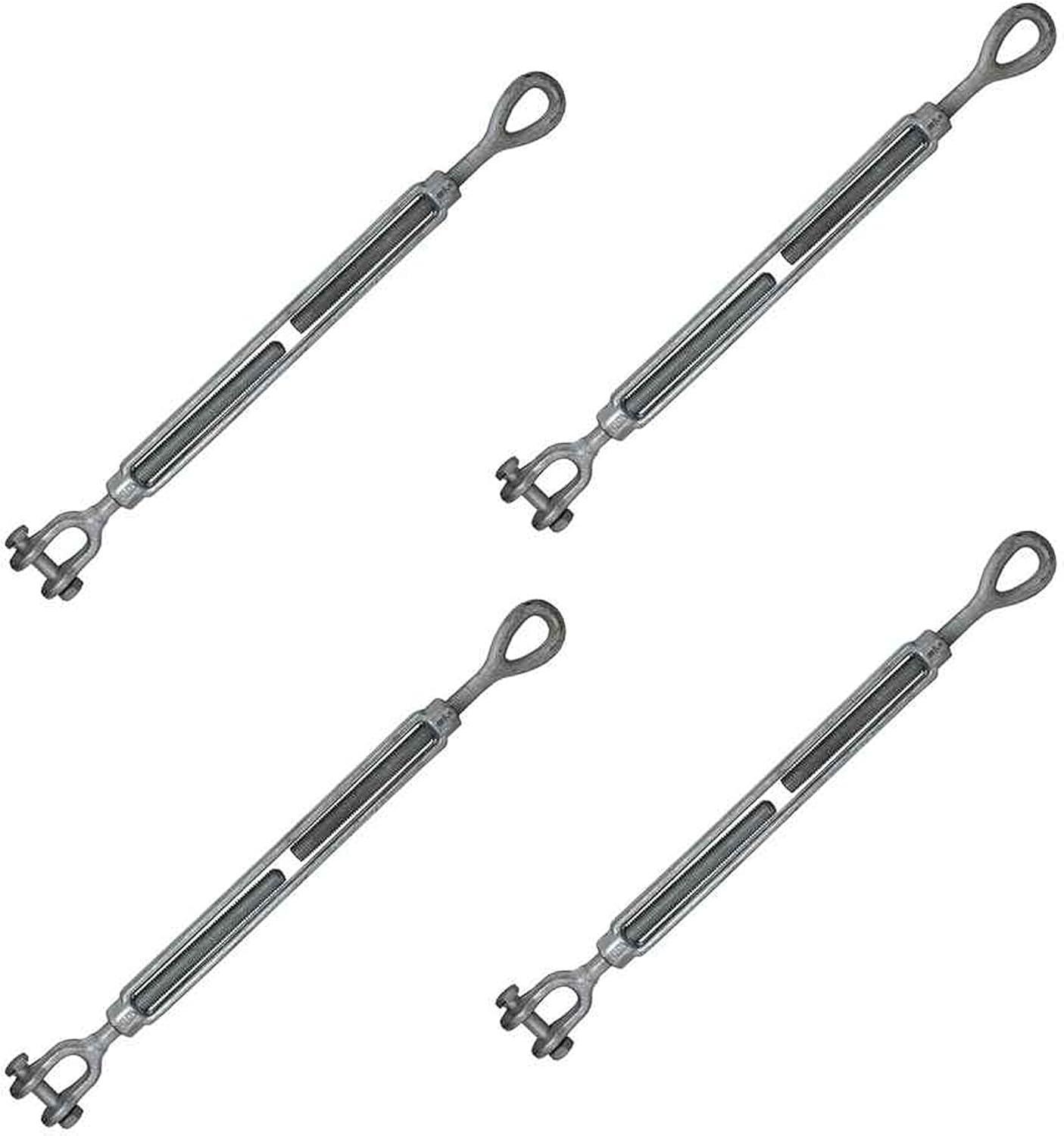 US Cargo Control 5/8 Inch x 12 Inches Galvanized Jaw and