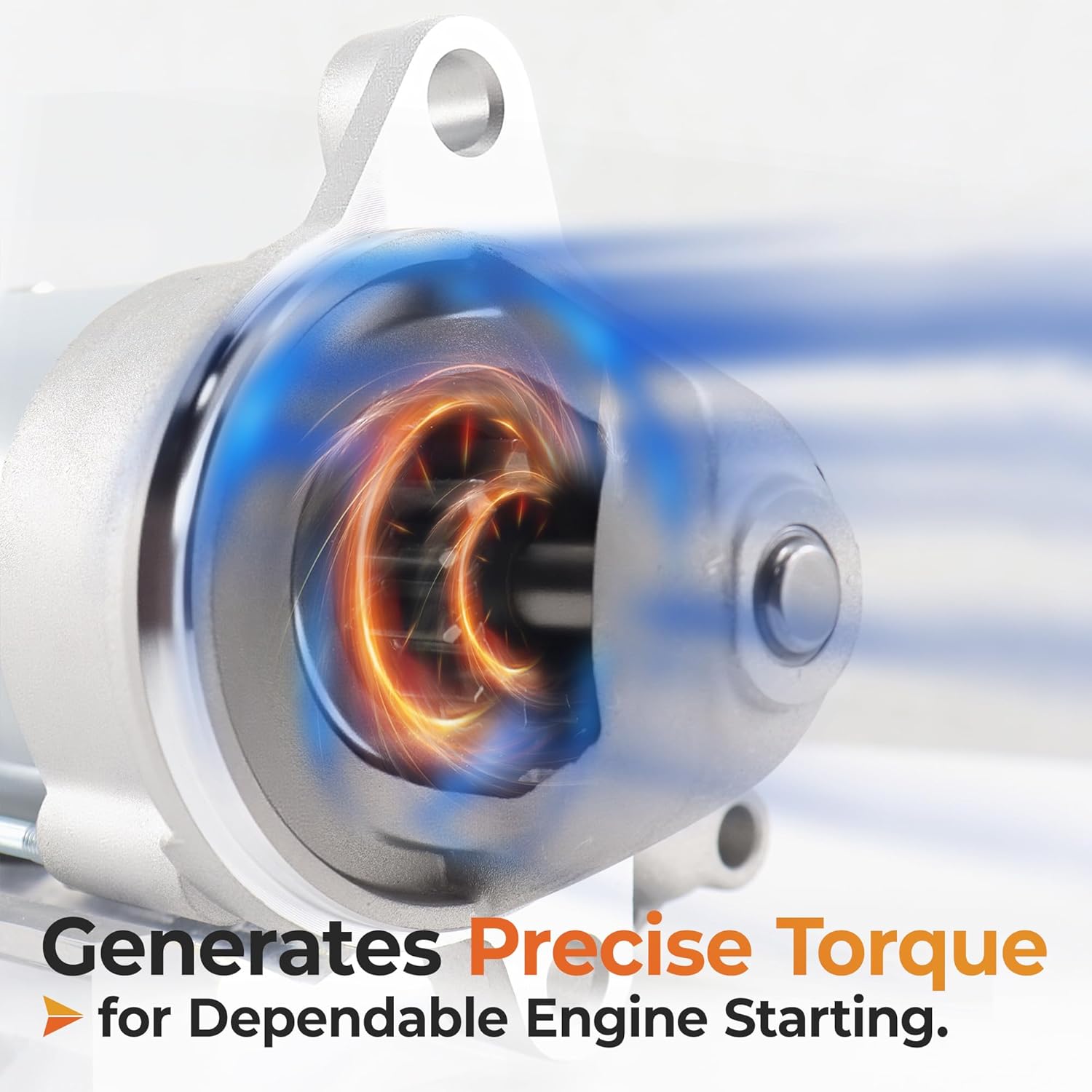 19247 Starter Fits 2013-2015 Ford F150, 2013-2019 Ford F250 F350 F450 F550 F650 F750 E350 E450 F53 F59, 2013-2021 Blue Bird Vision Bus, 2013-2020 Motorhome, Expedition E150 E250