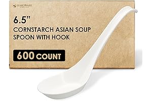 Hakoware Disposable Asian Soup Spoons