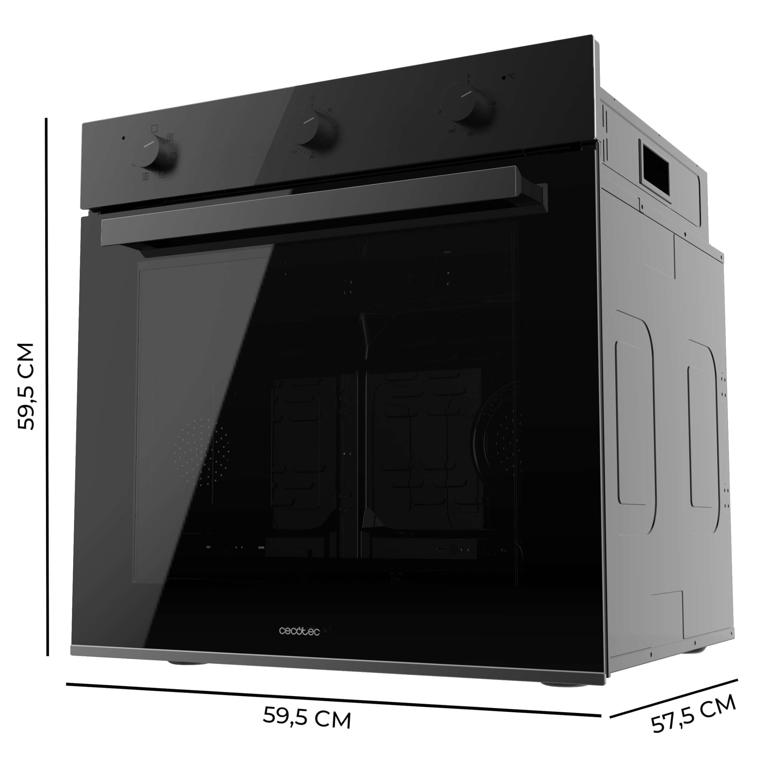 Cecotec Bolero Hexa M236000 Forno Incasso Multifunzione 70 L Dark Inox Steam Assist