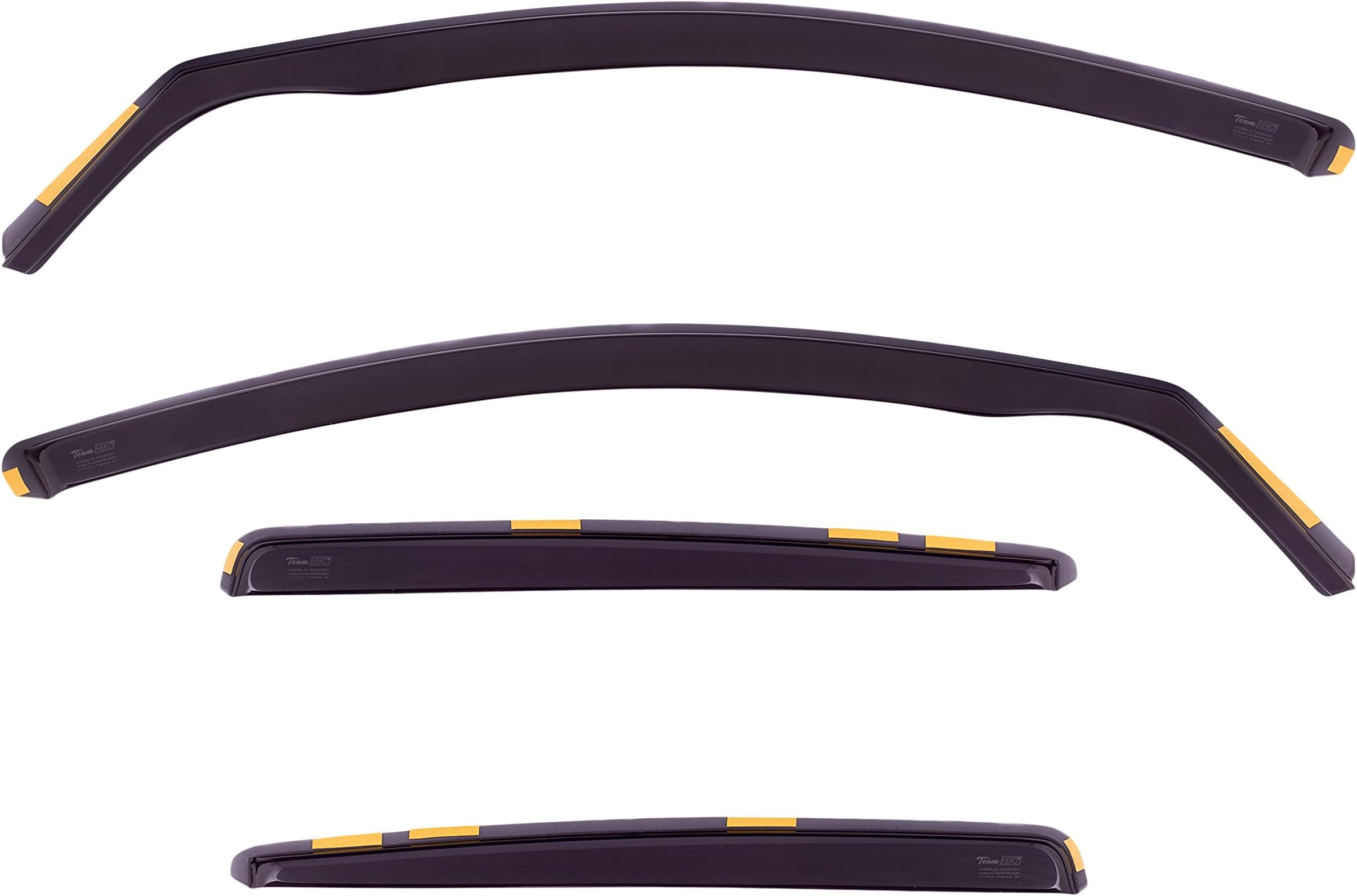 HEKO-25360 VAUXHALL ASTRA III H 2004-2009 HTB Heko Wind Deflectors Tinted 4pcs set