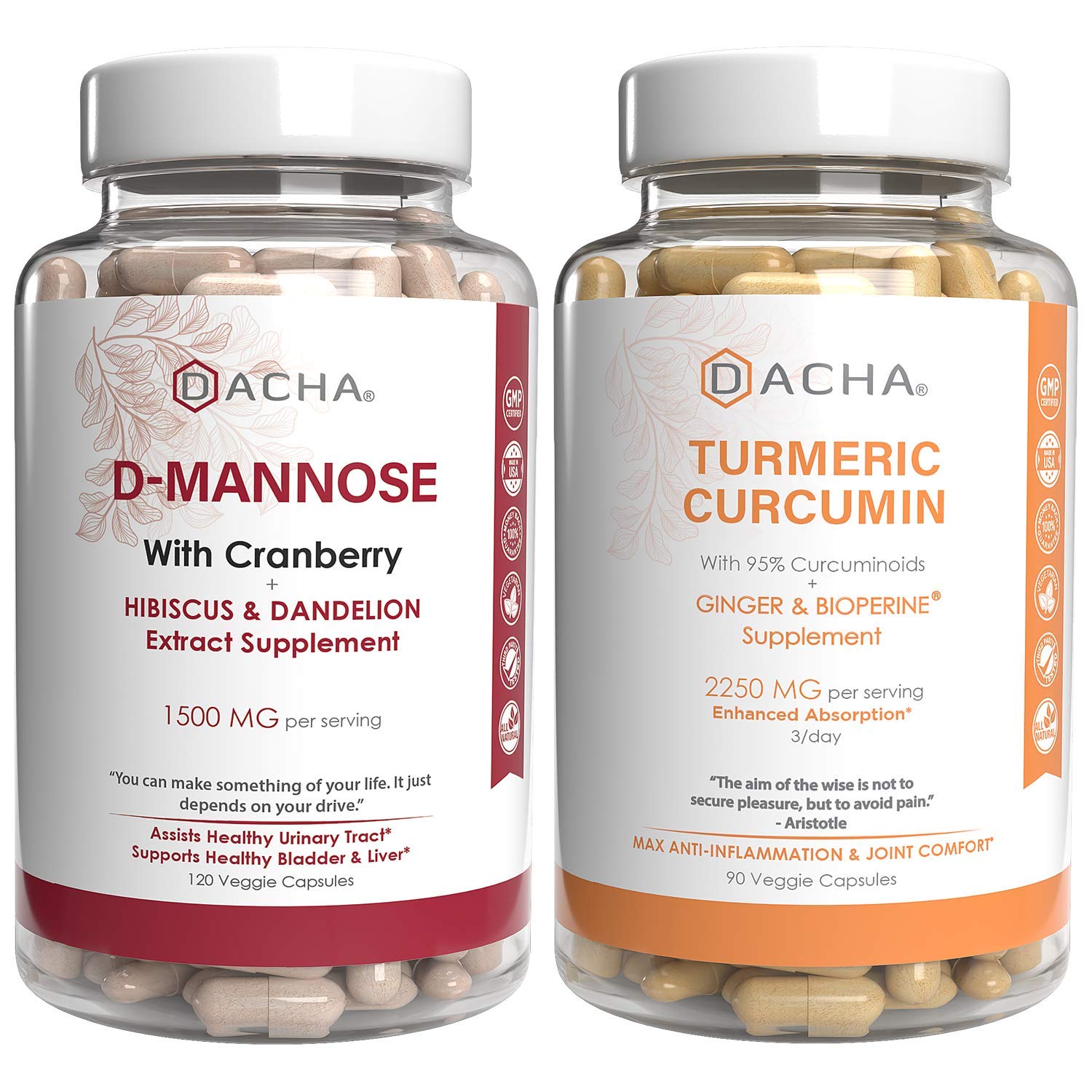 Buy Antiinflammatory Rich Urinary Tract Bundle D Mannose UTI Prevent