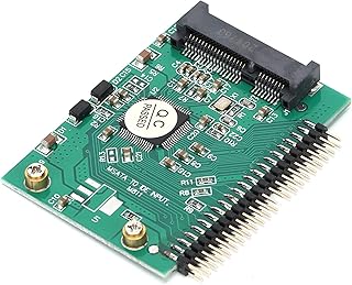 44pin Standard Male IDE Connector Cards for MSATA SSD, Laptop 1.8in IDE PCI E SSD Hard Drive Adapter Card, Compatible for DOS/Win3.1/NT4/98SE/ME/2000//XP/Vista/UNIX/Linux