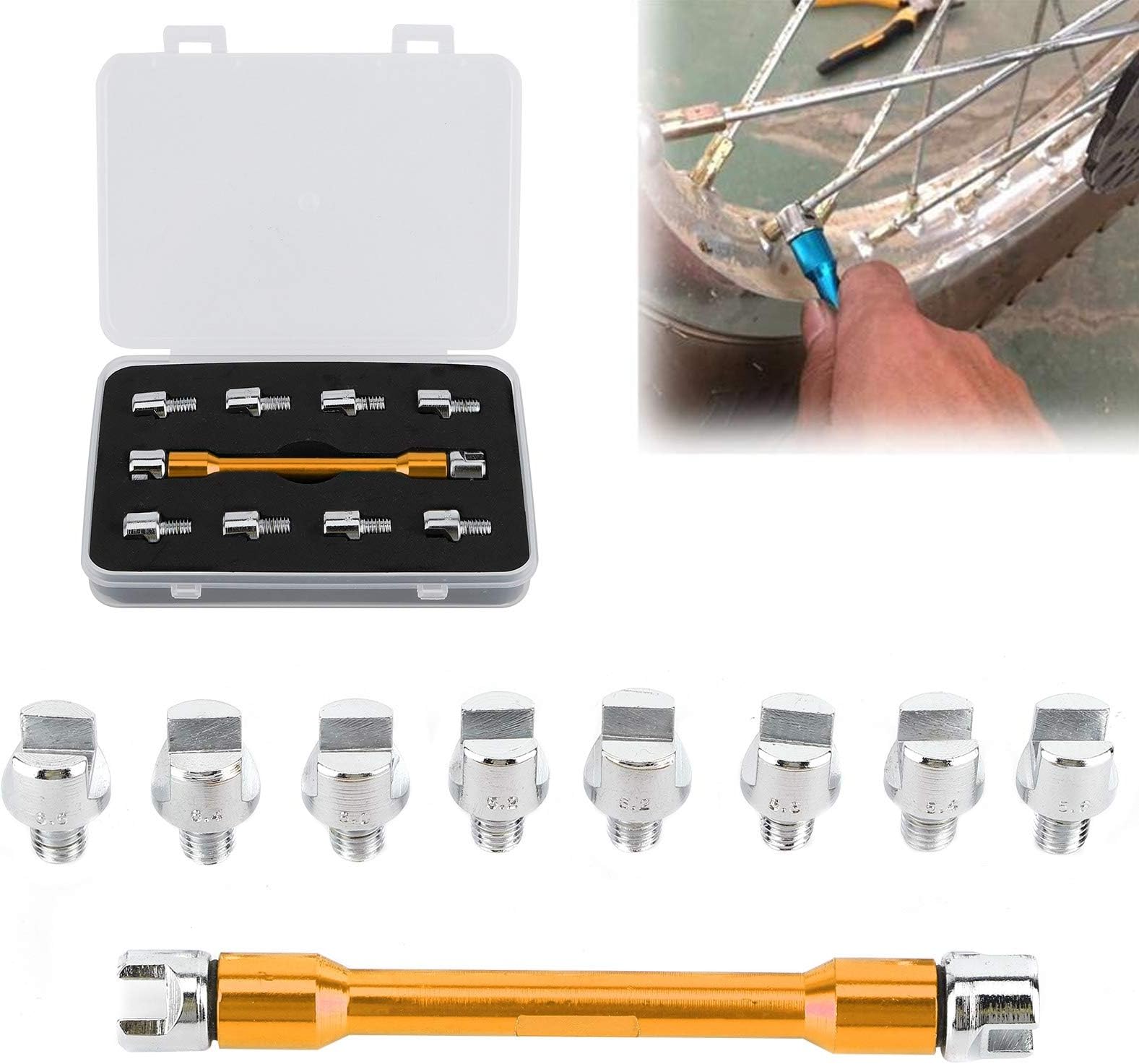 NJIEzhao Fahrradspeichen 10G Stahl - 240mm Länge Für E-Bike & Mountainbike