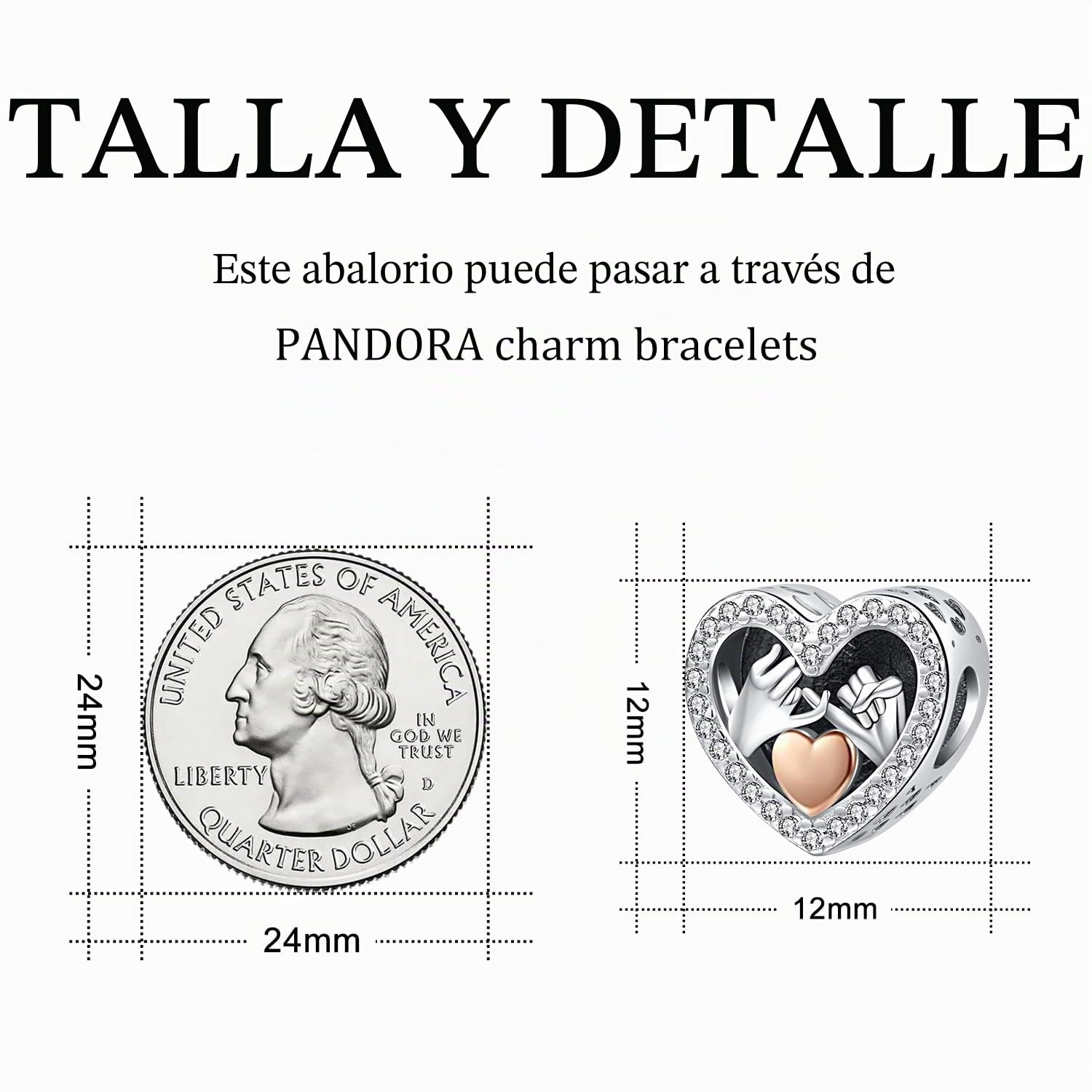 Abalorios Charms mujer, Colgantes Árbol de la Vida Plata de Ley 925 y Charms Pandora, Abalorios Pandora para Pulseras Europeas, Regalos para mamá mujer niña