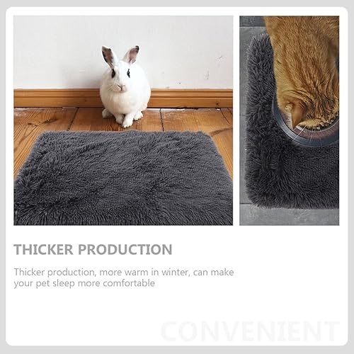 Miniatura 4 de Wear-Resistant Plush Pet Bed Cushion for Dogs and Cats Soft Puppy Nest Mat for Indoor Use Portable Comfortable Pet Sleeping Pad for Couch Cage and