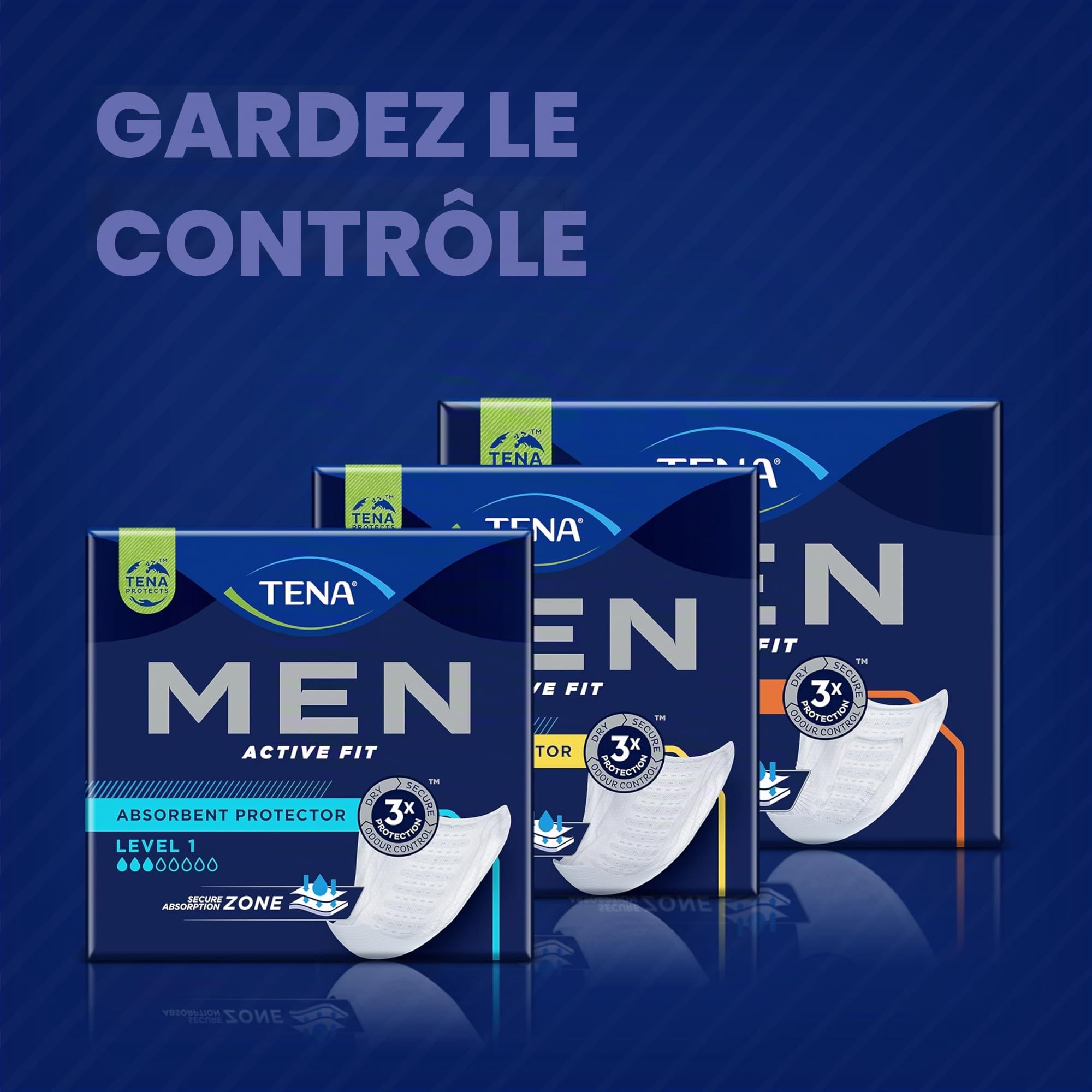Tena Men Level 2 Protection fuites urinaires légères à moyennes
