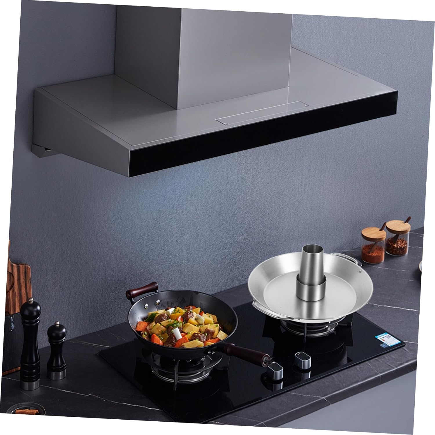 Garneck Stainless Steel Chicken Roaster Pan Grilled Chicken Holder Stand Grill Rack for Oven