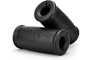 Yes4All Thick Dumbbell Handles Grips: Enhance Your Forearm Strength and Weightlifting Journey