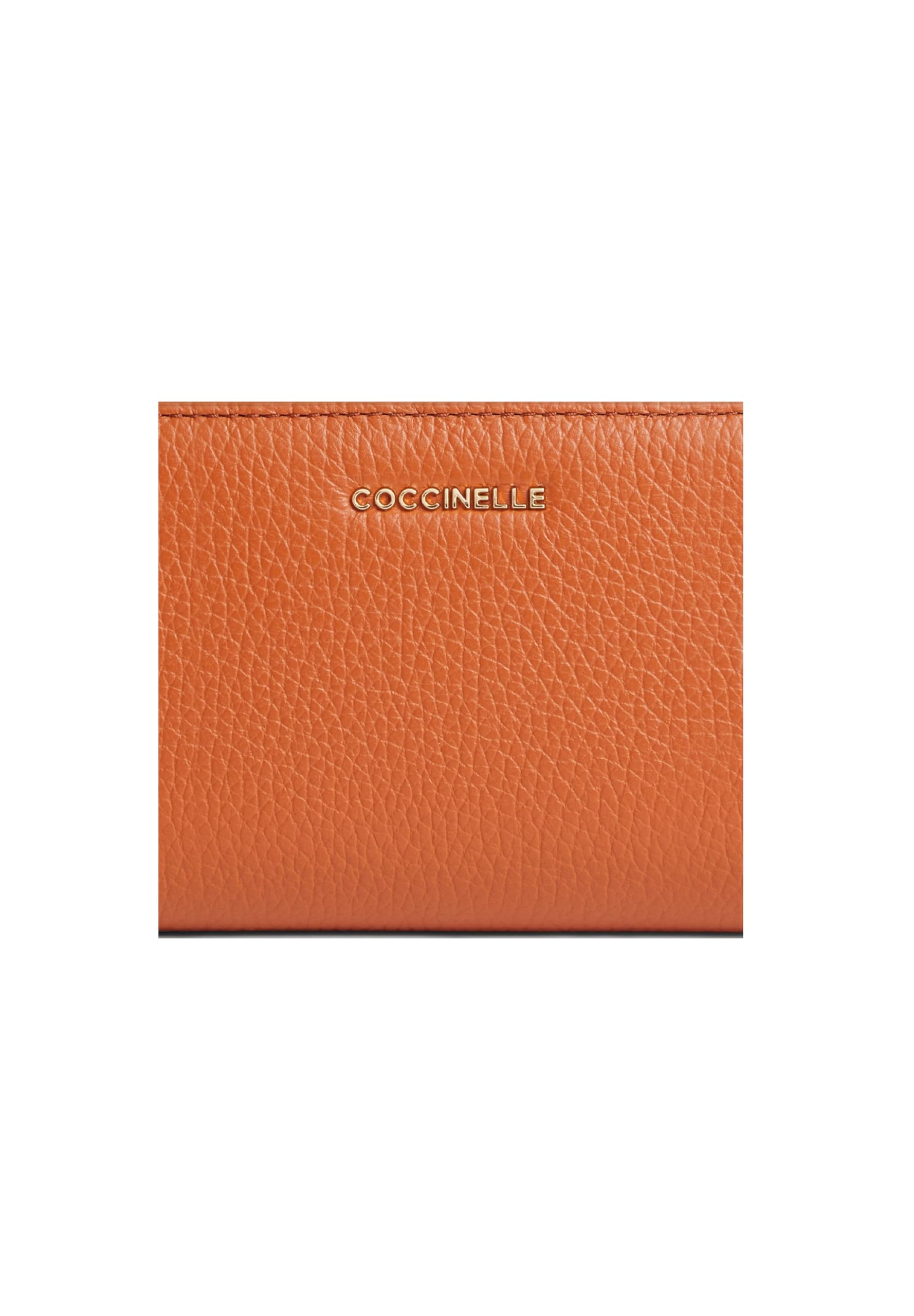Coccinelle Pelle portafoglio Metallic Soft Wallet Crab marrone chiaro