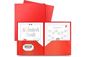 Dunwell Plastic Folder: Vibrant Red, Pack of 3