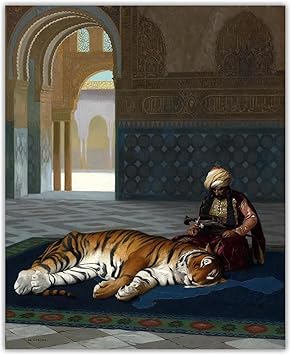 Amazon 有名なキャンバスの印刷絵画の複製ジャンレオンジェロームキャンバスの壁の芸術の絵壁の装飾の絵画虎と守護者70x85cm 28 X34 フレームレス ウォールステッカー オンライン通販 Amazon 有名なキャンバスの印刷絵画の複製ジャンレオンジェロームキャンバスの壁の芸術の絵壁の装飾の絵画虎と守護者70x85cm 28 X34 フレームレス ウォールステッカー オンライン通販