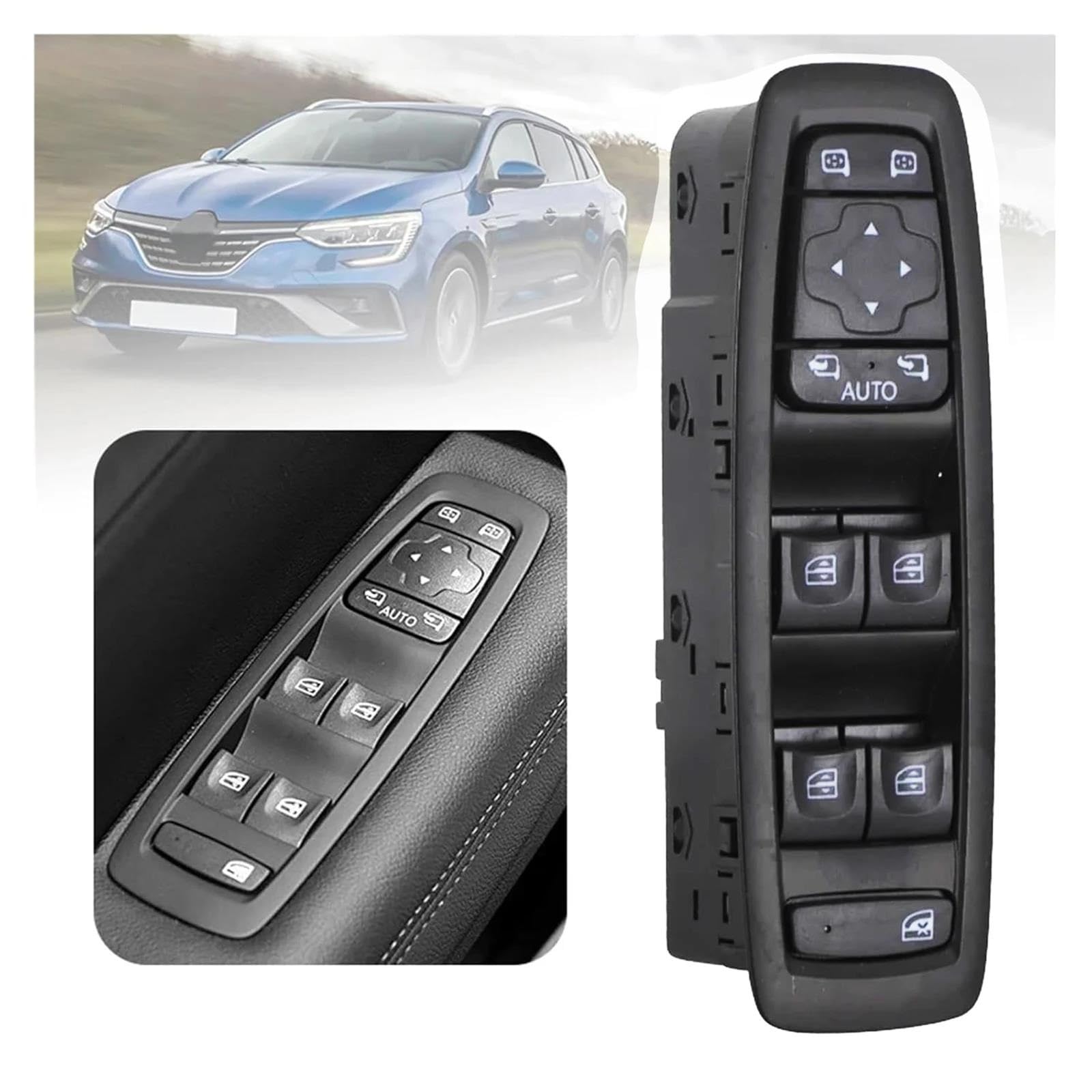 Elektrischer Fensterheber-Knopf 254012952R für Megane 4, Kadjar, Scenic und Talisman (2015–2023)