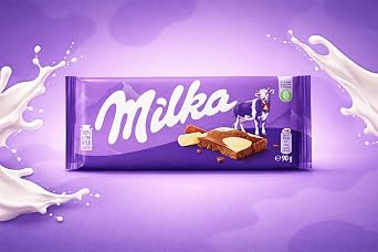 Milka Alpine Cow Spots Chocolate 90g