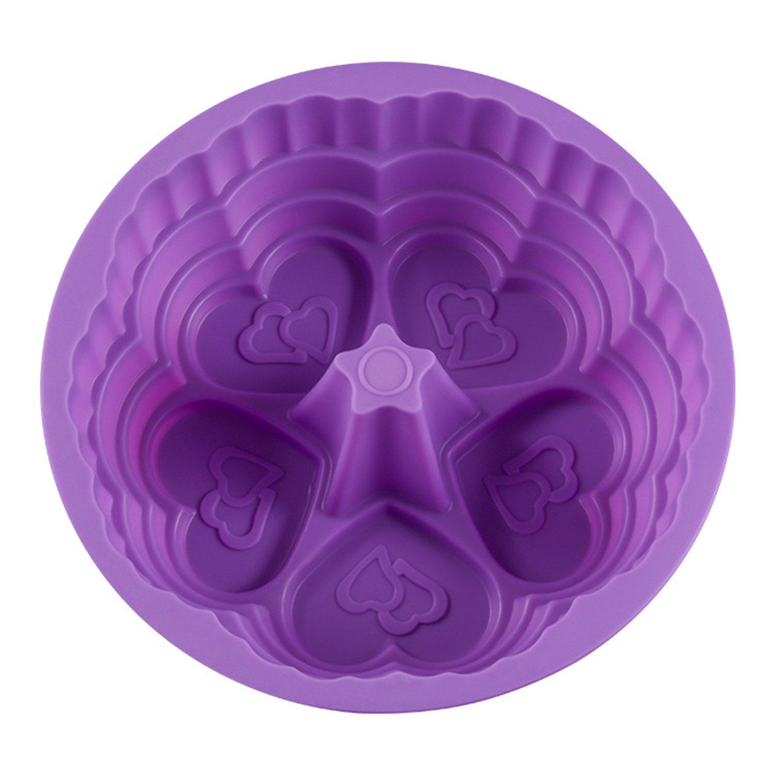 Fantasyday Premium silicone cottura stampi per il proprio speciale dessert, sapone, pane, pane, muffin, brownie, Cornbread, cheesecake, panna cotta, pudding, Jello shot and more #5