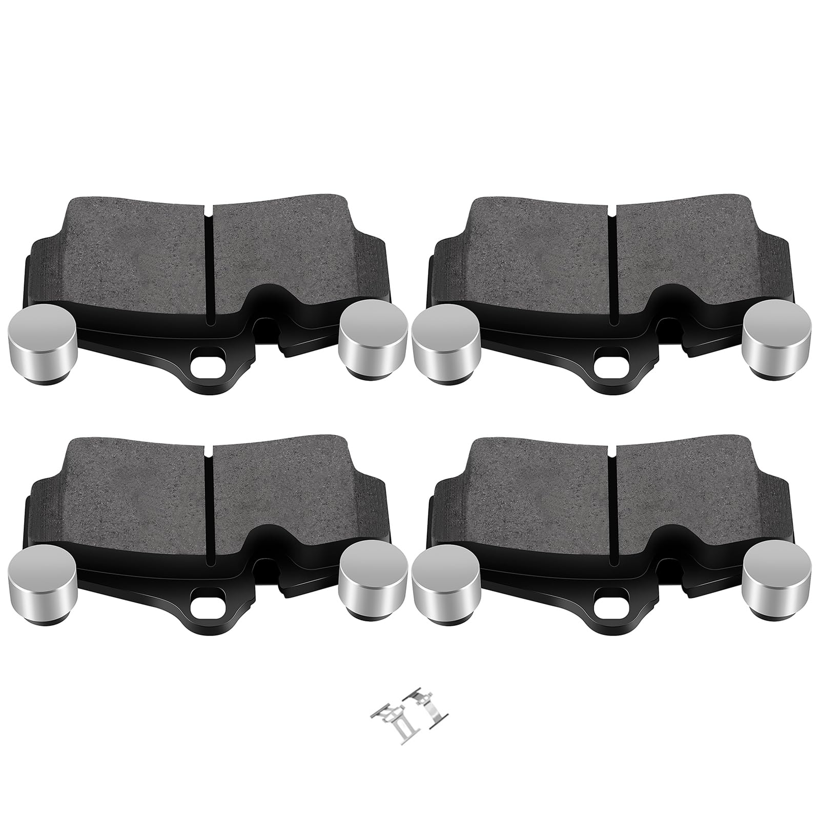SCITOO Disc Brake Pads Kits D978-7908 Semi Metallic Rear Brake Pads Set Fit For Audi For Q7 2007-2015,For Porsche For Cayenne 2003-2006 2008-2010,For Volkswagen For Touareg 2004-2010