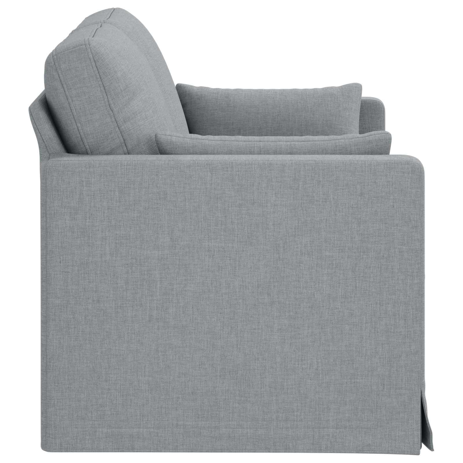 Divano angolare grigio chiaro, 139 x 78 x 80 cm, in tessuto, con funzione letto e cassetto, per soggiorno, salotto, ufficio, design scandinavo, moderno, resistente, allungabile, funzione