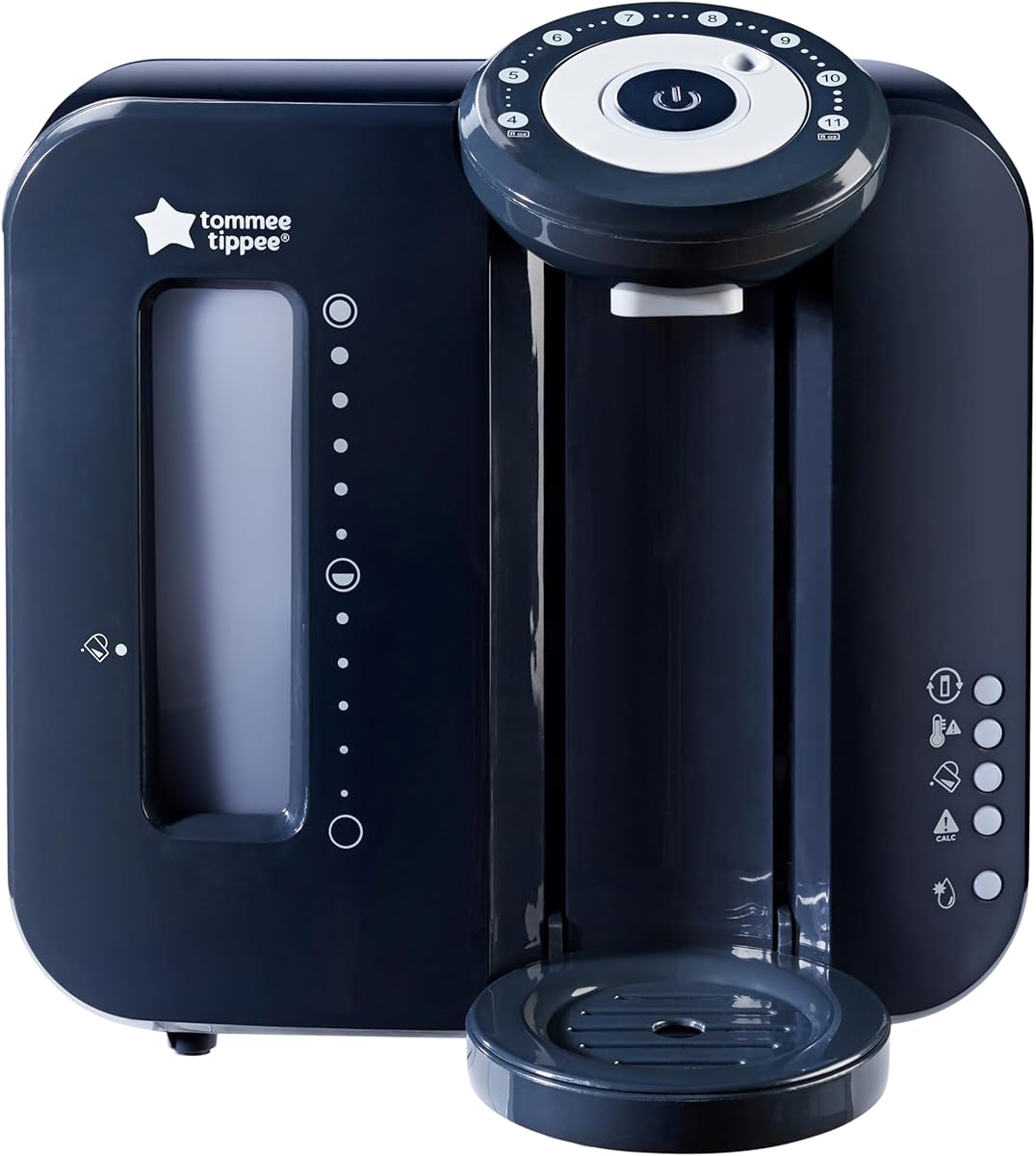 Tommee Tippee Perfect Prep Formula Feed Maker, Instant Baby Bottle Maker with Antibacterial Filter, Black