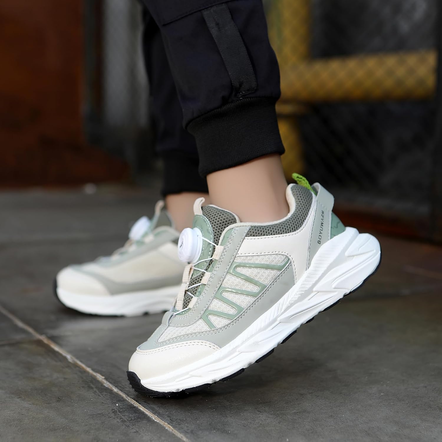 Kids Running Shoes, Lightweight Athletic Tennis Sneakers, Boys Girls