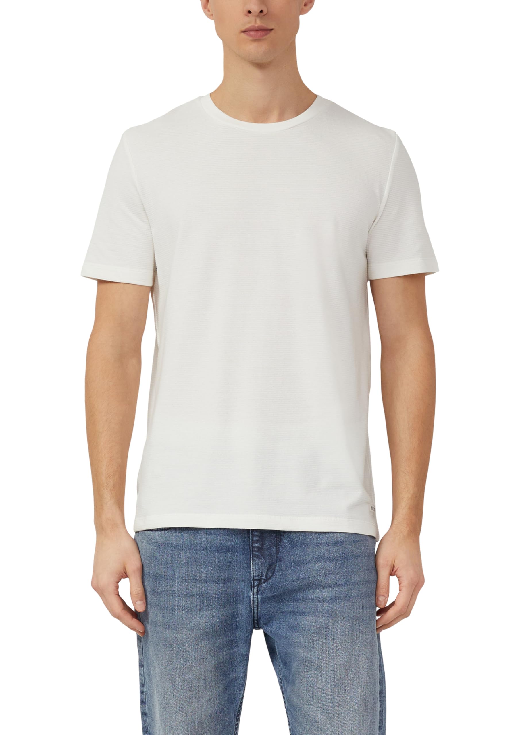 s.Oliver Strukturiertes T-Shirt aus Baumwollmix