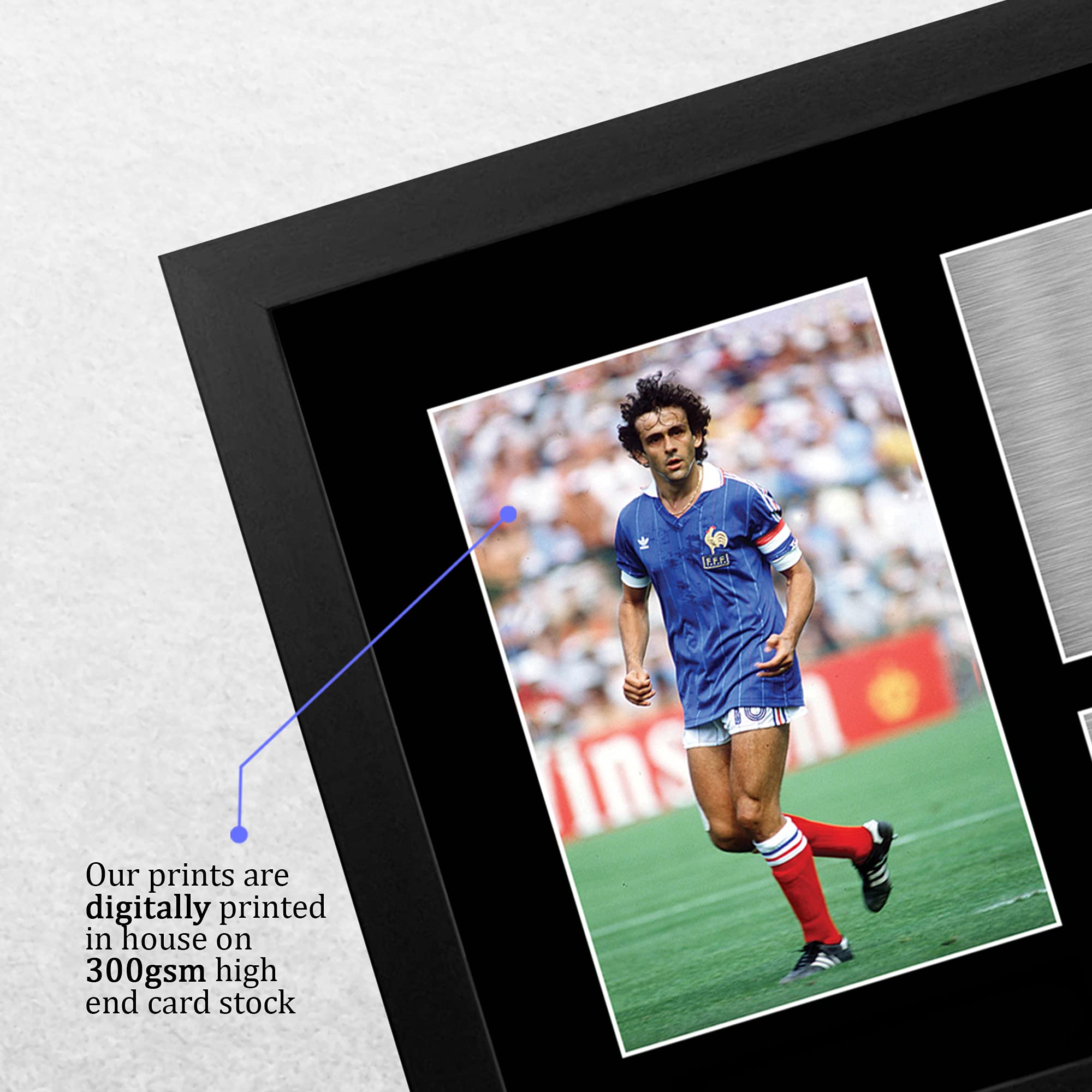 Foto Incorniciata Di Marco Van Basten - Regalo Per Tifosi Di Calcio, Formato A4 Con Autografo - Foto 11