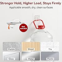 Vista 5 de Ganchos para tira de luces al aire libre, paquete de 25 clips de cable resistentes, clips de cable sin daños, impermeables y resistentes a los rayos