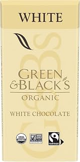 GREEN & BLACK’S Organic White Chocolate Bar, 30% Cacao, 1 Bar (3.17 oz.)