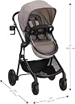 Evenflo Pivot Modular Travel System with LiteMax Infant Car Seat - Desert Tan