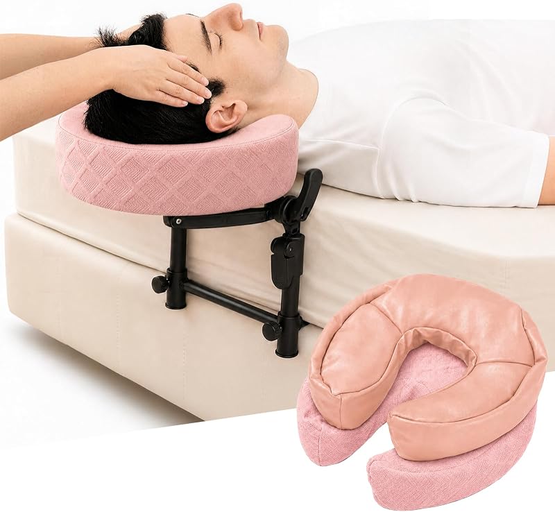 Apoio de cabeça e suporte facial ajustável Cxgros para cama, com almofada para posição prona, conjunto básico
