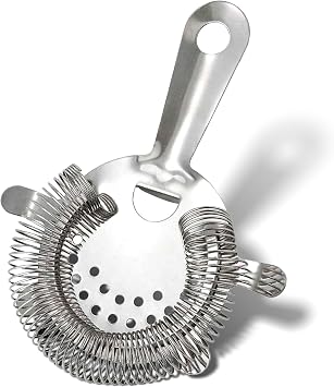 Winco Bar Stainless Steel Strainer, 4 Prongs