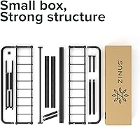 Vista 11 de ZINUS Florence - Base de cama con plataforma de metal, base de colchón, no necesita somier, fácil montaje, color negro, tamaño Queen