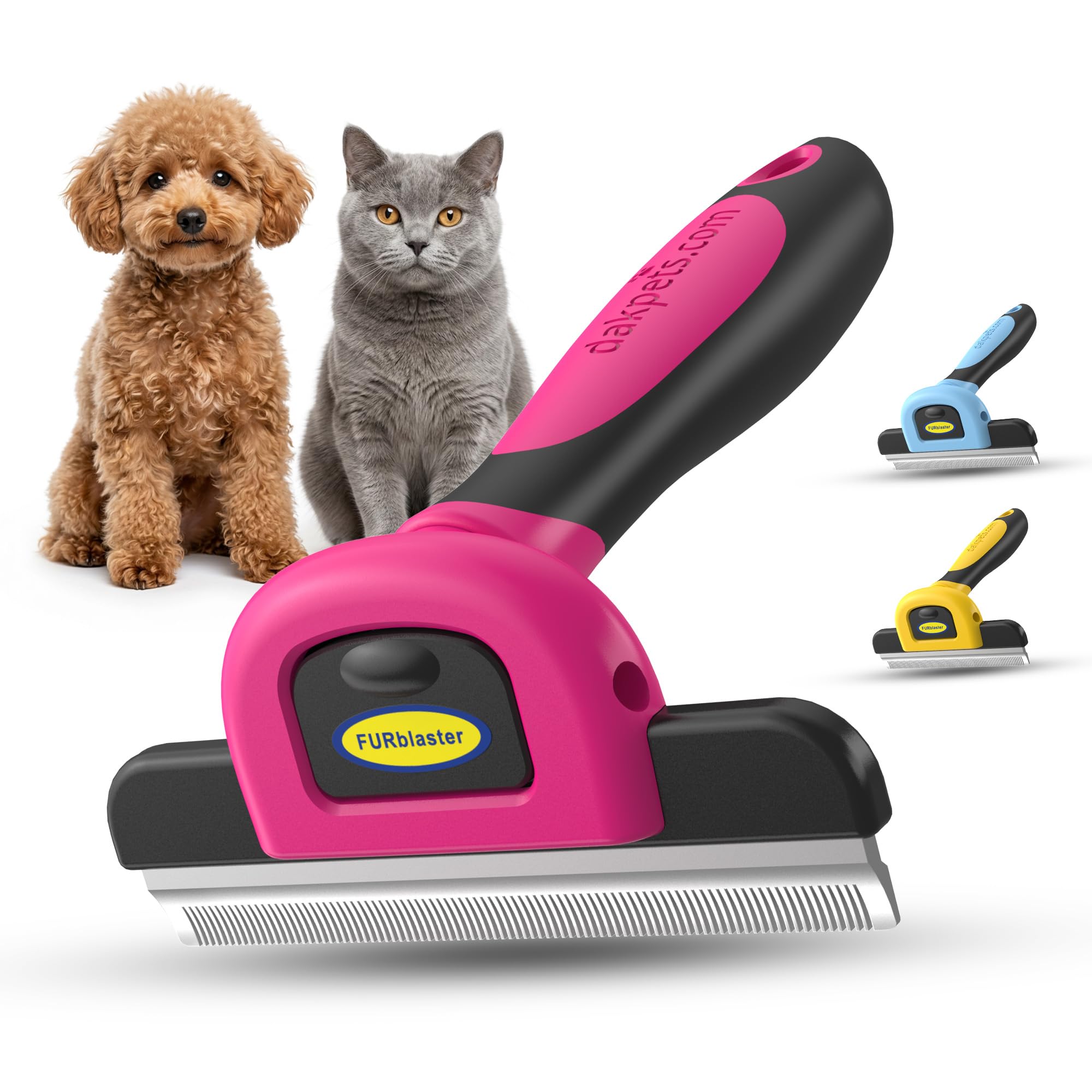 DakPets Stainless Steel Pet Deshedding Tool