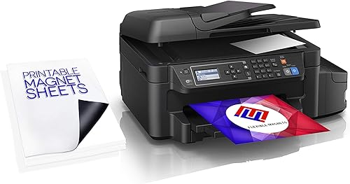 Hojas magnéticas imprimibles para impresión doméstica o comercial, papel magnético para inyección de tinta, blanco mate, 8.5 x 11 x 15 mil (paquete