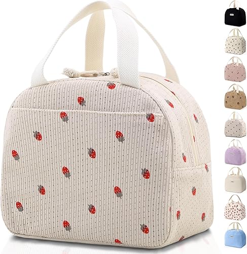 Vista 15 de Bolsa de almuerzo aislada Baglemon para mujeres y hombres, contenedores de almuerzo reutilizables de alta capacidad para llevar tu comida al trabajo