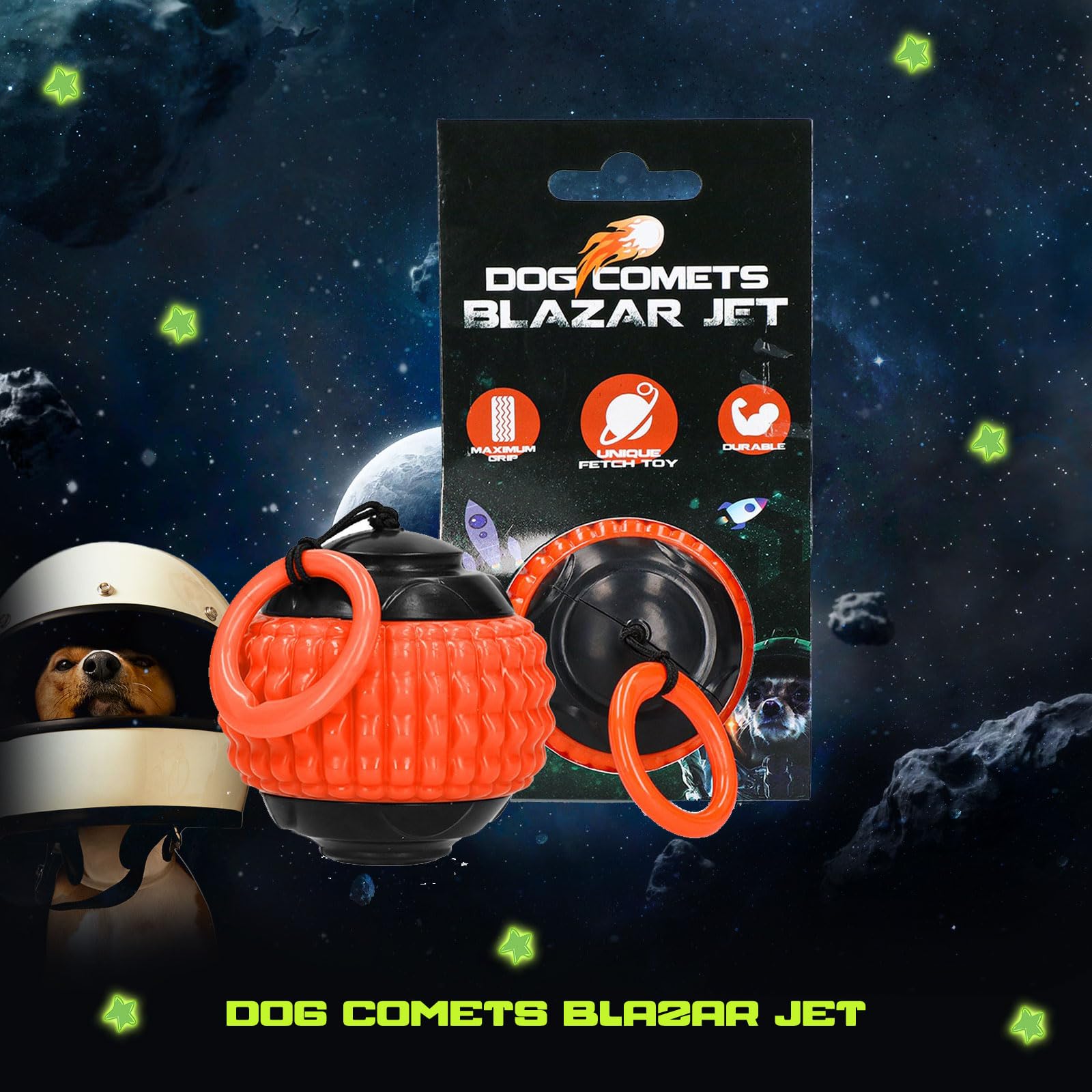 Cometas Perro Blazar Jet Naranja