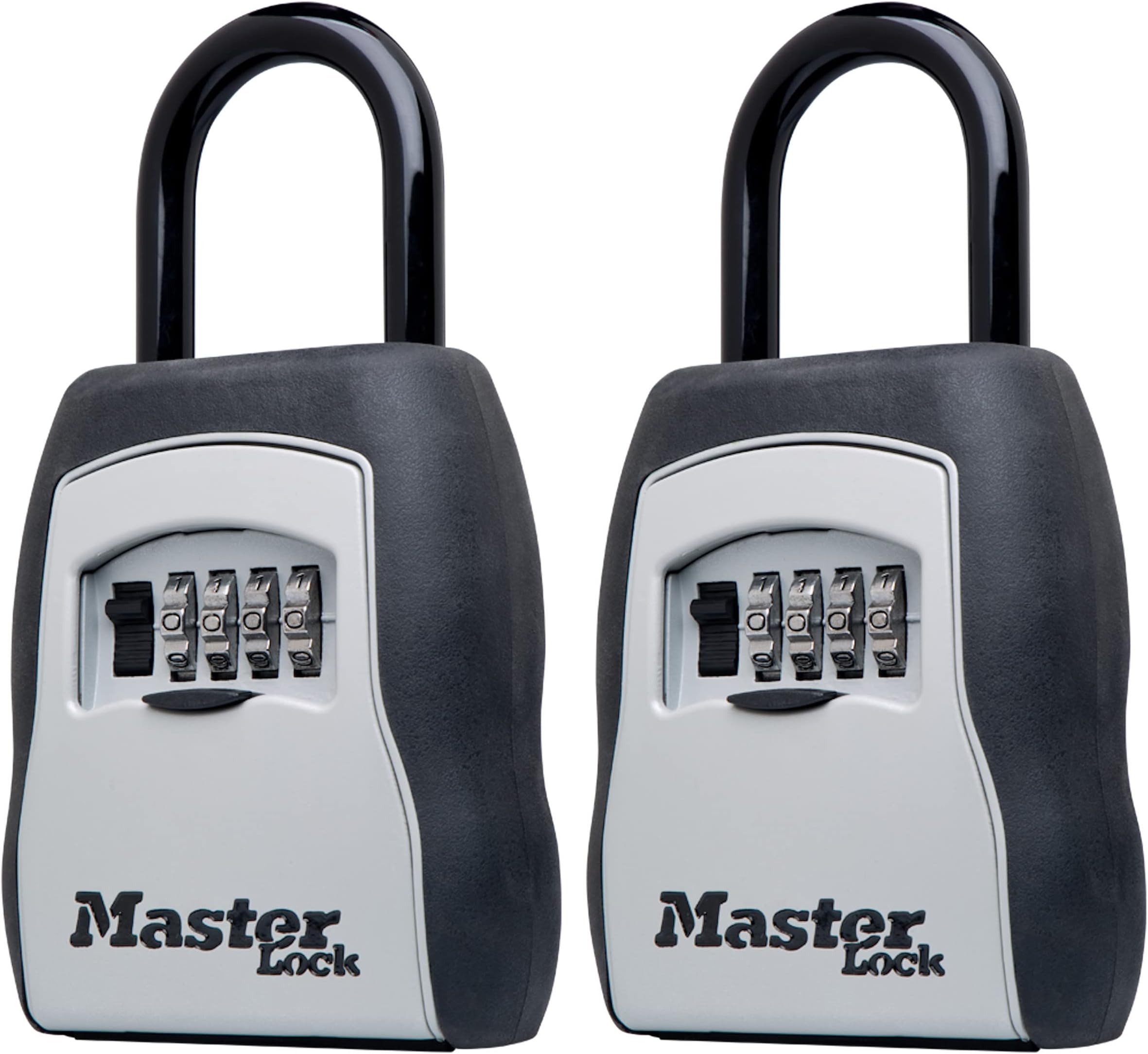 Key Lock Box with Code, Outdoor Lock Box for Realtors, Property Managers and Landlords, Ideal for Short-Term Rentals, Key Safe Holds 5 Keys, 2 Pack, 5400EC5