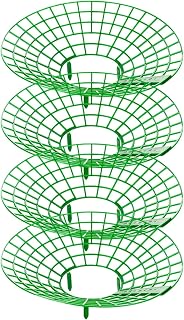 4pcs Strawberry Plant Support Rack for Garden and Patio, Weather-Resistant Plastic Strawberry Climbing Shelf with 12-inch Height, Optimized Sunlight Exposure for Home Growing